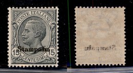 COLONIE - STAMPALIA - 1921 - 15 Cent (10) Con Tracce Di Decalco - Gomma Integra - Other & Unclassified