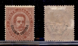 COLONIE - ERITREA - 1893 - 10 Cent (4) - Gomma Originale (160) - Autres & Non Classés