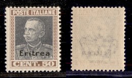 COLONIE - ERITREA - 1928 - 50 Cent (128) - Gomma Integra (80) - Autres & Non Classés