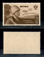 COLONIE - ERITREA - 1934 - Posta Aerea - 50 Cent Roma Mogadiscio (8) - Gomma Integra (50) - Andere & Zonder Classificatie