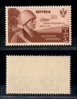 COLONIE - ERITREA - 1934 - Posta Aerea - 1 Lira Roma Mogadiscio (11) - Gomma Integra (50) - Autres & Non Classés
