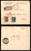 COLONIE - LIBIA - 40 Cent (8) + 5 Cent (3) - Raccomandata Da Tripoli A Roma Del 10.5.16 (310) - Autres & Non Classés