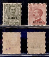 COLONIE - LIBIA - 1917/1918 - Soprastampati (18/19) - Serie Completa - Gomma Integra - Cert. AG (250) - Sonstige & Ohne Zuordnung