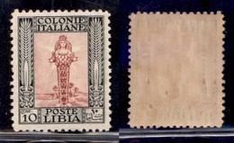 COLONIE - LIBIA - 1926 - 10 Cent (61) - Gomma Integra - Ottima Centratura (250) - Autres & Non Classés