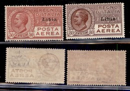 COLONIE - LIBIA - 1928/1929 - Posta Aerea (1/2) - Serie Completa - Gomma Originale (140) - Autres & Non Classés