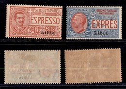 COLONIE - LIBIA - 1916 - Espressi (1/I + 2/I) - Serie Completa - Gomma Originale (150) - Autres & Non Classés