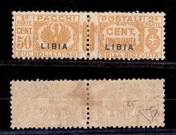 COLONIE - LIBIA - 1931 - Pacchi Postali - 50 Cent (25) - Gomma Originale (140) - Andere & Zonder Classificatie