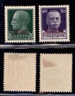COLONIE - SOMALIA - 1931 - Soprastampati (165/166) - Serie Completa - Gomma Originale (48) - Sonstige & Ohne Zuordnung