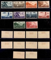 COLONIE - SOMALIA - 1936 - Posta Aerea - Soggetti Africani (17/26) - Serie Completa - Gomma Originale (160) - Autres & Non Classés