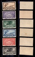 COLONIE - TRIPOLITANIA - 1933 - Posta Aerea - Zeppelin (22/27) - Serie Completa - Gomma Integra - 10 Lire Con Punto Gial - Other & Unclassified