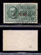 REPUBBLICA SOCIALE - GNR BRESCIA - 1943 - Espressi - 1,25 Lire (19/IIia) Usato - G Deformata Con Punto Piccolo Dopo N - Autres & Non Classés