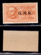 REPUBBLICA SOCIALE - GNR BRESCIA - 1943 - Espressi - 2,50 Lire (20/IIba) Con Soprastampa A Destra - Omma Integra - Cert. - Other & Unclassified