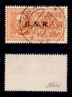 REPUBBLICA SOCIALE - GNR BRESCIA - 1943 - Espressi - 2,50 Lire (20/IIg) Usato A Legnago - Punti Grossi - Oliva - Other & Unclassified