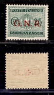 REPUBBLICA SOCIALE - GNR VERONA - 1944 - Segnatasse - 25 Cent (50) - Gomma Integra (87) - Sonstige & Ohne Zuordnung
