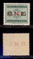 REPUBBLICA SOCIALE - GNR VERONA - 1944 - Segnatasse - 25 Cent (50) - Gomma Integra - Ottimamente Centrato - Autres & Non Classés