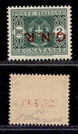 REPUBBLICA SOCIALE - GNR VERONA - 1944 - Segnatasse - 2 Lire (56a) Con Soprastampa Capovolta - Gomma Integra - Oliva (50 - Sonstige & Ohne Zuordnung