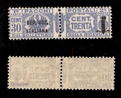 REPUBBLICA SOCIALE - SERVIZI - 1944 - Pacchi Postali - 30 Cent (39) - Senza Filigrana A Sinistra - Gomma Integra - Other & Unclassified