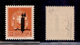 REPUBBLICA SOCIALE - SAGGI - 1944 - Saggi - Verona - 5 Cent Con Fascio Nero - Gomma Integra - Raybaudi (1.000) - Andere & Zonder Classificatie