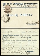 LOCALI - AMP SICILIA - AMP Sicilia - 30 Cent (3) Bordo Foglio Su Cartolina Da Ragusa A Monterosso Del 4.10.43 - Altri & Non Classificati