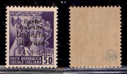 LOCALI - IMPERIA - 1945 - 50 Cent (6dc) Senza Tratto Tra 4 E 45 - Gomma Integra (210) - Altri & Non Classificati