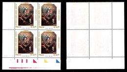 REPUBBLICA - 2003 - 77 Cent Assunta (2697) In Quartina - Colori Fuori Registro - Gomma Integra - Sonstige & Ohne Zuordnung