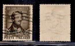 AMGVG - TRIESTE - LITORALE - TRIESTE A - 1948 - 15 Cent Donizetti (34b) Senza Punto Dopo G - Usato - Andere & Zonder Classificatie