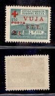 AMGVG - TRIESTE - LITORALE - TRIESTE B - 1948 - 2 Lire Su 0,50 Croce Rossa (5) - Senza Gomma - Andere & Zonder Classificatie