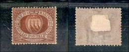 SAN MARINO - 1894 - 15 Cent (15) - Senza Gomma - Ottimamente Centrato - Other & Unclassified