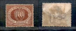 SAN MARINO - 1894 - 15 Cent (15) - Gomma Parziale Con Forte Linguella - Ottima Centratura (880) - Andere & Zonder Classificatie