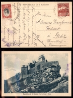 SAN MARINO - 60 Cent (115) + 75 Cent (148) - Cartolina Per Graz Del 4.8.30 - Sonstige & Ohne Zuordnung