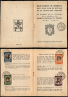 VATICANO - 1950 - Concilio Di Trento (110/121 + Espressi 9/10) - Emissione Completa Su Pubblicazione In Spagnolo (14 Pag - Altri & Non Classificati