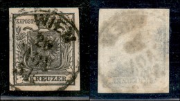 EUROPA - AUSTRIA - 1850 - 2 Kreuzer (2) - Piccolo Strappo A Sinistra - Ottima Presenza - Other & Unclassified