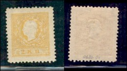 EUROPA - AUSTRIA - 1890 - Ristampe - 2 Kreuzer (10/II) - Gomma Originale - Andere & Zonder Classificatie