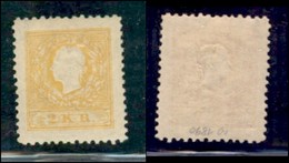 EUROPA - AUSTRIA - 1890 - Ristampe - 2 Kreuzer (10/II) - Gomma Originale - Other & Unclassified