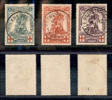 EUROPA - BELGIO - 1914 - Croce Rossa (104/106) - Serie Completa (55) - Sonstige & Ohne Zuordnung