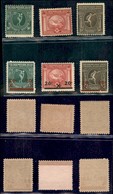 EUROPA - BELGIO - 1920/1921 - Olimpiadi Anversa (159/164) - 2 Serie Complete Una Con Soprastampa - Gomma Integra - Sonstige & Ohne Zuordnung
