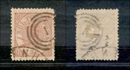 EUROPA - DANIMARCA - 1864/1870 - 3 Skilling Stemma (12A) - Usato - Andere & Zonder Classificatie