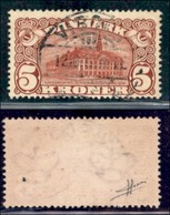 EUROPA - DANIMARCA - 1912 - 5 Corone Palazzo Poste (66) - Usato (120) - Otros & Sin Clasificación