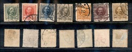 EUROPA - DANIMARCA - 1907/1912 - Re Federico VIII (53/59) - Serie Completa Usata - Otros & Sin Clasificación