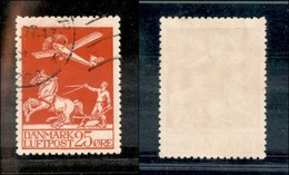 EUROPA - DANIMARCA - 1925/1928 - 25 Ore Posta Aerea (145) - Usato (55) - Other & Unclassified