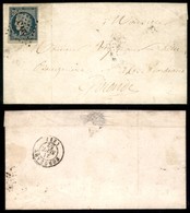 EUROPA - FRANCIA - 25 Cent (4) Annullato Con Numerale 2063 Di Montambau - Lettera Per Bordeaux Del 21.9.52 - Other & Unclassified