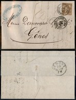 EUROPA - FRANCIA - 30 Cent (64II) Isolato Su Lettera Da Marsiglia A Genova Del 2.11.77 - Andere & Zonder Classificatie