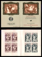 EUROPA - FRANCIA - 1962 - Libretti - Croce Rossa (1418a/1419a) - Perfetto E Integro (35+) - Sonstige & Ohne Zuordnung