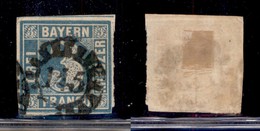 EUROPA - GERMANIA - Baviera - 1849 - 3 Kreuzer (2) Usato - Other & Unclassified