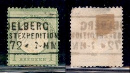 EUROPA - GERMANIA - 1872 - 1 Kreuzer Aquila Scudo Piccolo (7) - Usato - Autres & Non Classés