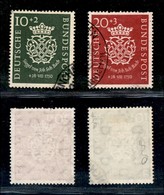 EUROPA - BRD - 1950 - 200 Anni Morte Bach (121/122) - Serie Completa - Usati (100) - Other & Unclassified