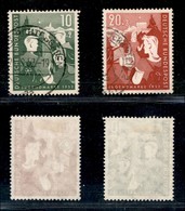 EUROPA - BRD - 1952 - Gioventù (153/154) - Serie Completa - Usati (40) - Otros & Sin Clasificación