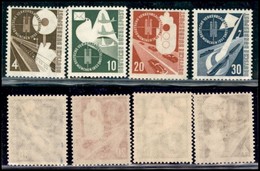 EUROPA - BRD - 1953 - Esposizione Monaco (167/170) - Serie Completa - Gomma Integra (85) - Otros & Sin Clasificación