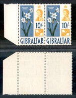 EUROPA - GIBILTERRA - 1960 - 10 S. Definitivi (161) - Coppia Bordo Foglio - Gomma Integra - Sonstige & Ohne Zuordnung