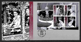 EUROPA - GIBILTERRA - 50 Anni Regno QE II (Block 53) FDC 20.2.03 - Other & Unclassified